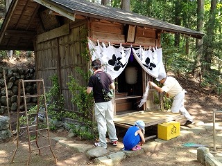 菅原神社祭の準備です！